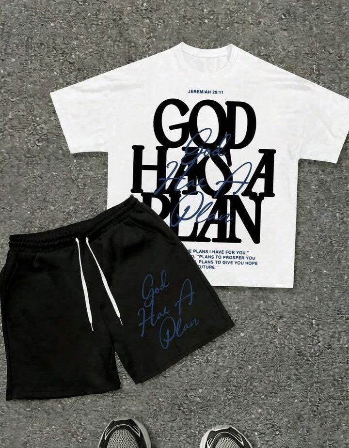 Men's 2 Piece Set, Casual Daily Streetwear