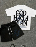 Men's 2 Piece Set, Casual Daily Streetwear